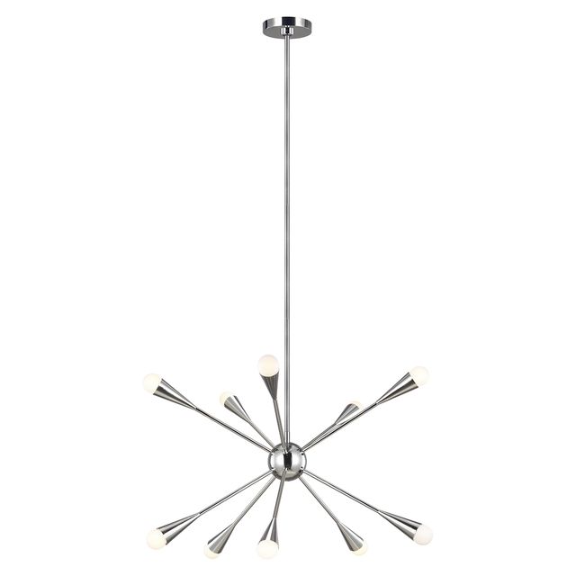 Lampa wisząca JAX 10xG9 3,5W 3000K - nikiel