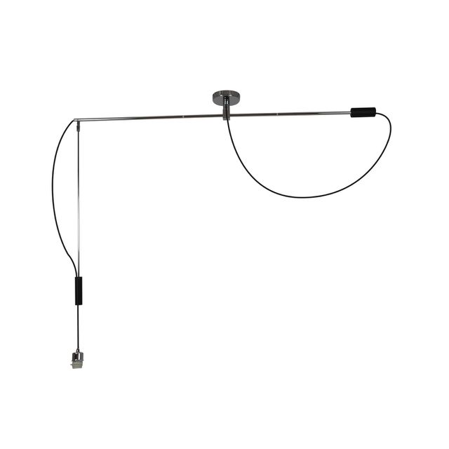 Lampa wisząca MALAGA AZZARDO E27 baza - czarny/chrom