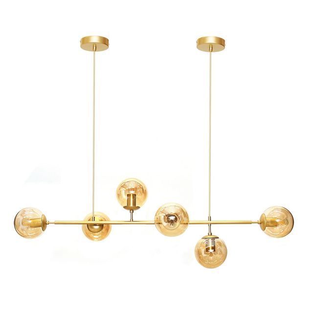 Lampa wisząca MORIS  6xE27 - złoty