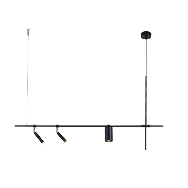 Lampa wisząca regulowana NAMASU 2xG9 + GU10 - czarny