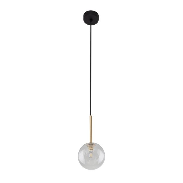 Lampa wisząca NILOS G9 - czarny/transparentny
