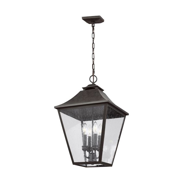 Lampa wisząca ogrodowa GALENA 4xE14 IP44 - brązowy