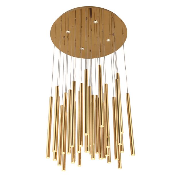 Lampa wisząca ORGANIC DIM LED 45W 3000K DIM - złoty
