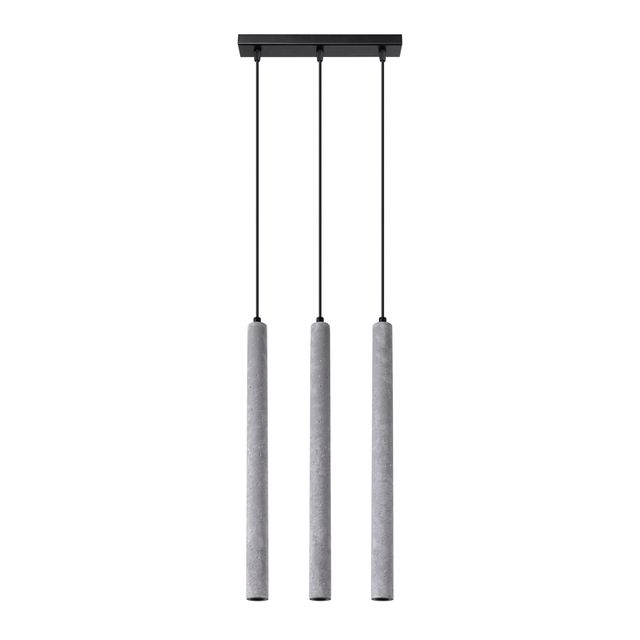 Lampa wisząca PASTELO 3L 3xG9 - czarny/szary