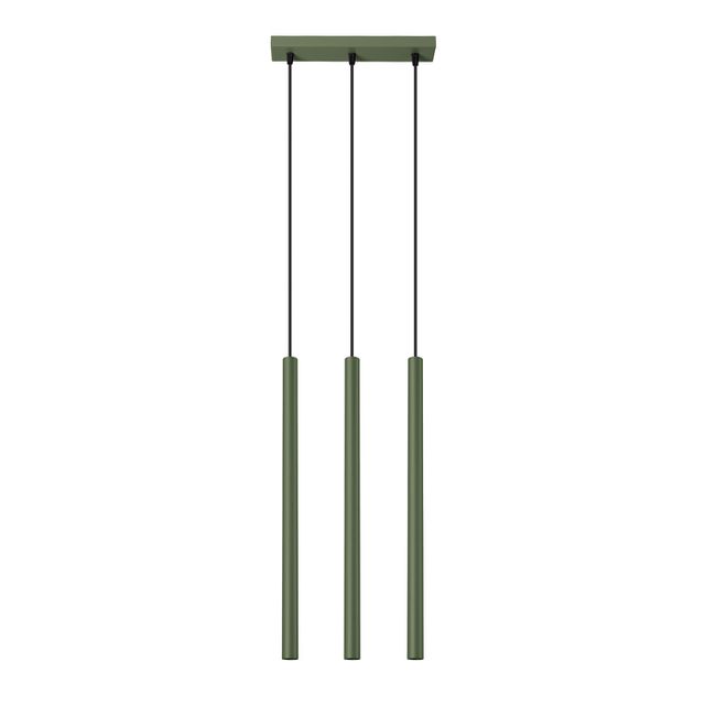 Lampa wisząca PASTELO 3L 3xG9 - zielony oliwkowy