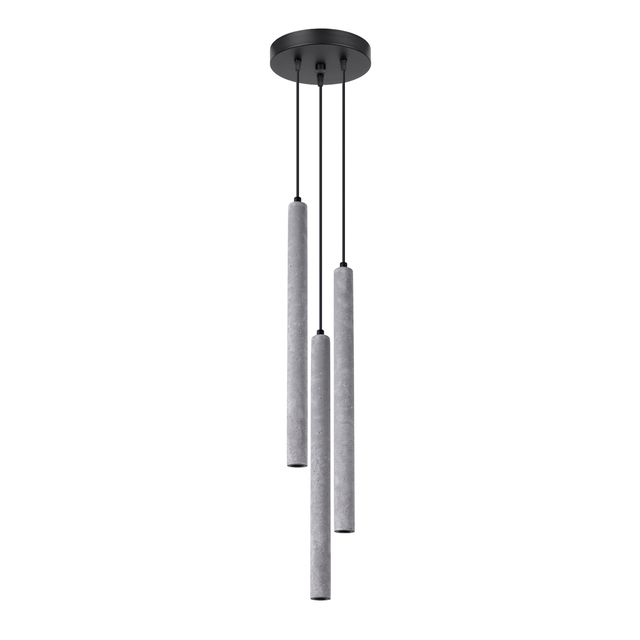 Lampa wisząca PASTELO 3P 3xG9 - czarny/szary