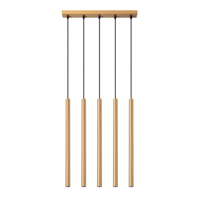 Lampa wisząca PASTELO 5L 5xG9 - czarny/złoty