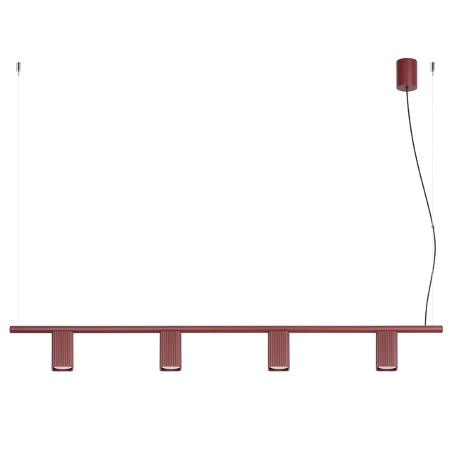 Lampa wisząca RAYO 3L GU10 - burgund
