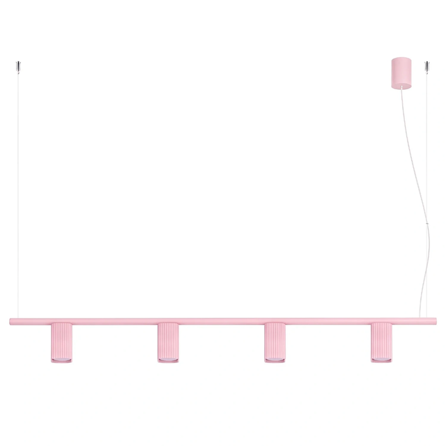 Lampa wisząca RAYO 3L GU10 - różowy