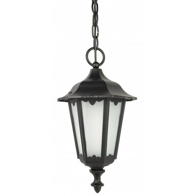 Lampa ogrodowa klasyczna wisząca RETRO MIDI E27 czarny