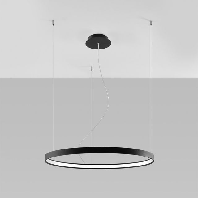 Żyrandol RIO 78cm LED 50W 4000K CRI95 - czarny