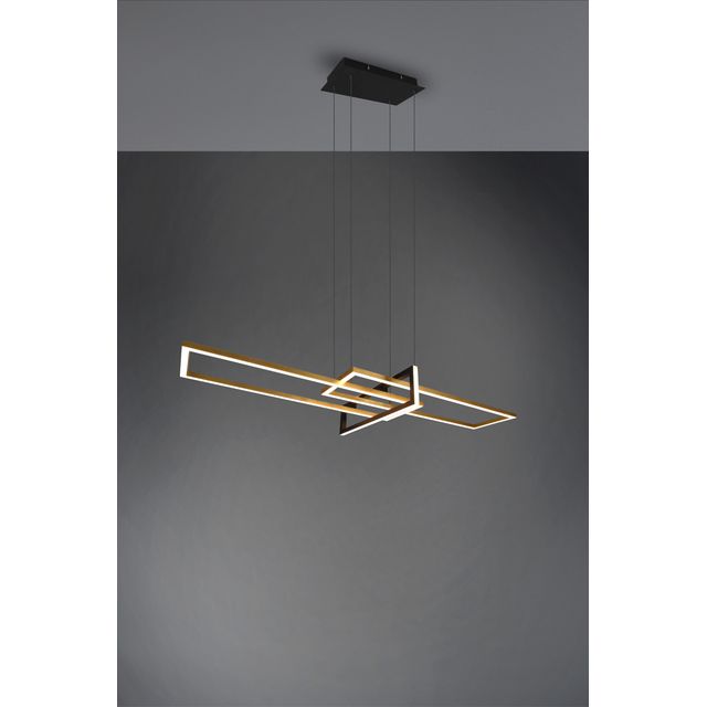 Lampa wisząca SALINAS LED 34W 3000K DIM - mosiądz