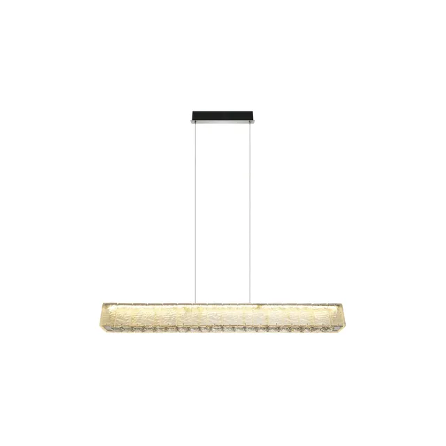Lampa wisząca SAVOY 97cm LED 27W 3000K - satynowy nikiel