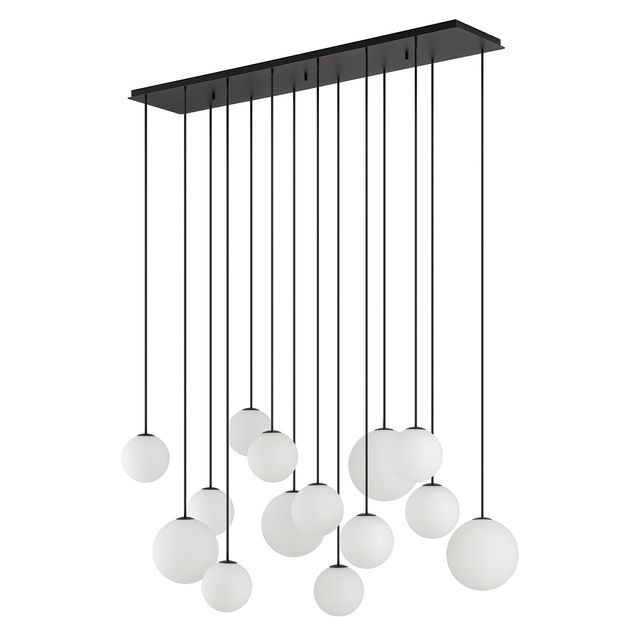 Lampa wisząca SNOWBALL 14xG9 - czarny