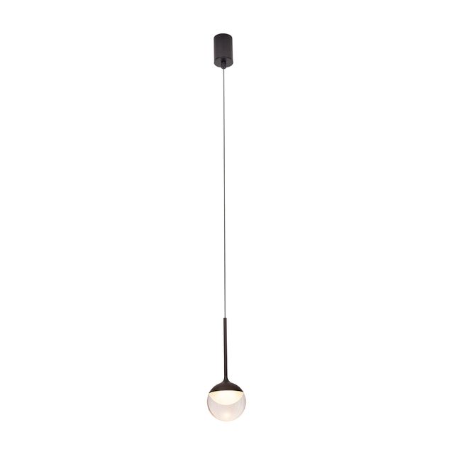 Lampa wisząca ZOOM LED 6W 3000K IP44 - czarny