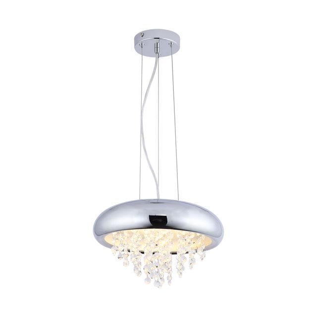 Lampa wisząca MONT LED 30W 4000K - chrom/kryształ