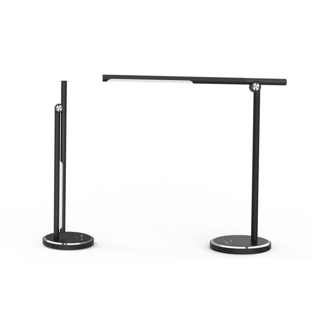 Lampka biurkowa SMART LED 8W 3000-6000K + ładowarka - czarny