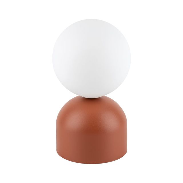 Lampka nocna MIKI G9 - brązowy/biały