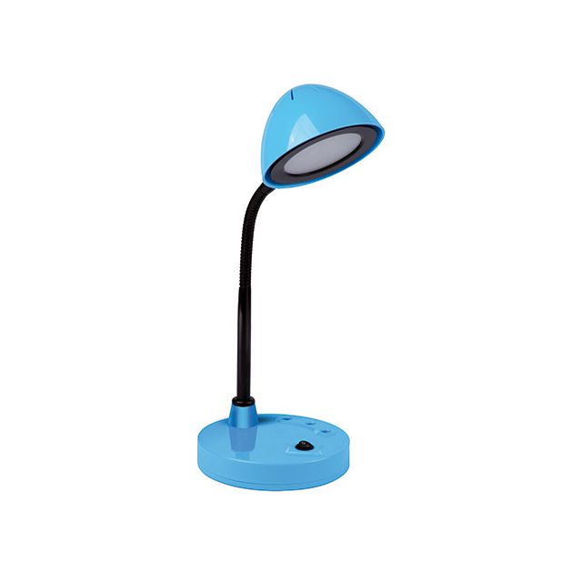 Lampka biurkowa z włącznikiem na podstawie RONI LED 4W niebieski