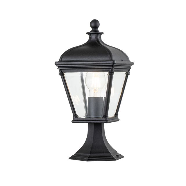 Mała lampa stojąca ogrodowa BAYVIEW E27 IP44 - czarny