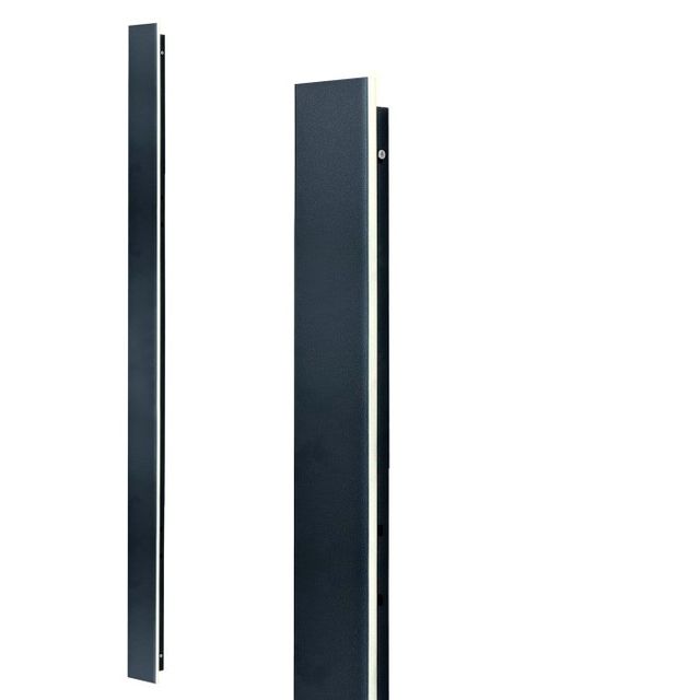 Nowoczesny długi kinkiet na elewacje LED MIRANA I 25W 120cm 4000K czarny