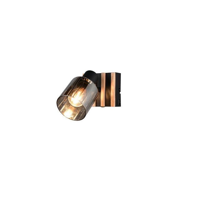 Nowoczesny reflektor TRAVIA E14 40W  -  czarny