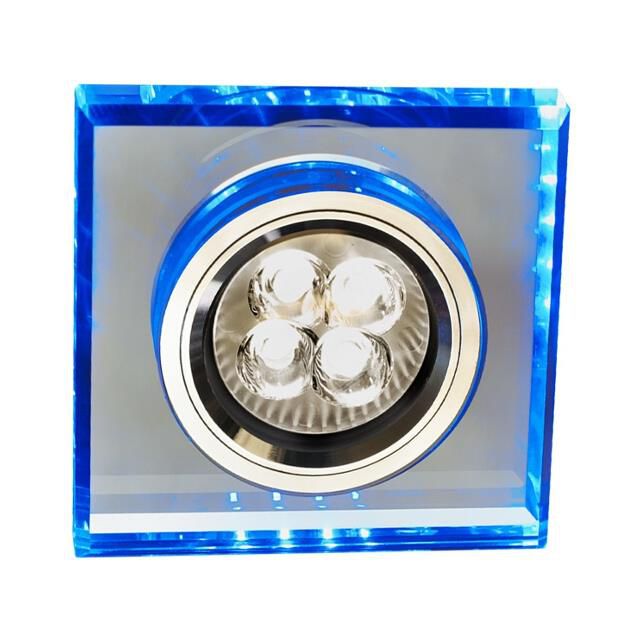 Oprawa SS-22 LED 2W + GU10 - niebieska