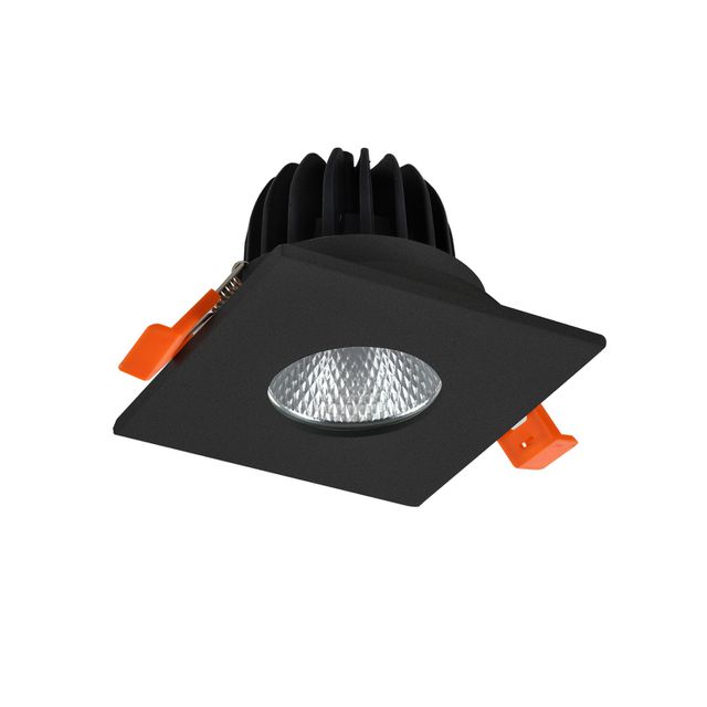 Oprawka wpuszczana hermetyczna CLEAN 7W CCT 24° IP44 - czarny matowy