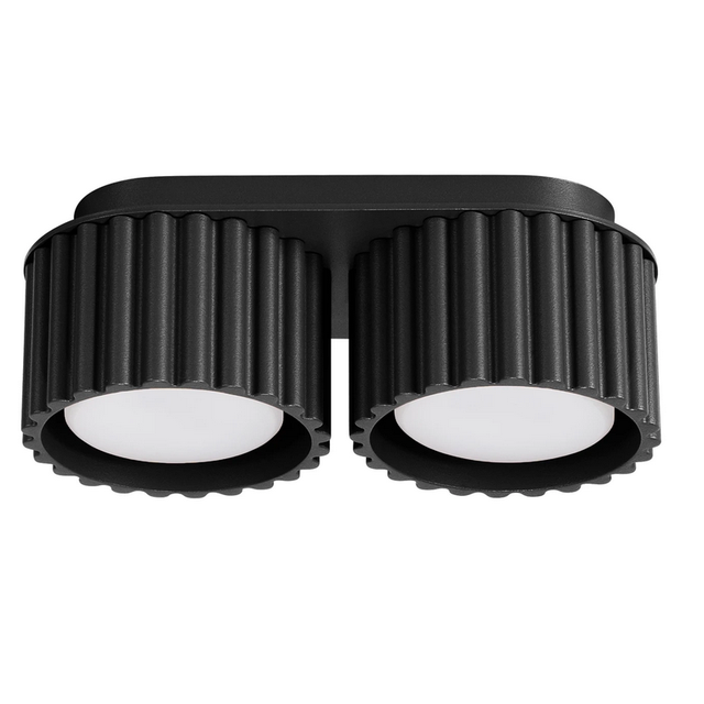 Plafon AURA 2xGX53 - czarny