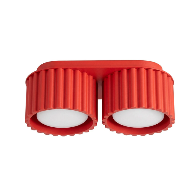 Plafon AURA 2xGX53 - czerwony