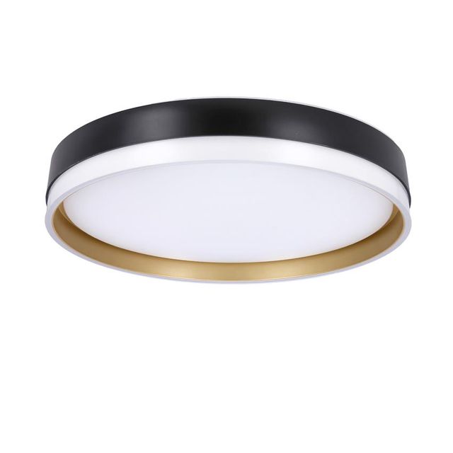 Plafon FLORIDA LED 24W 4000K - czarny/biały/złoty