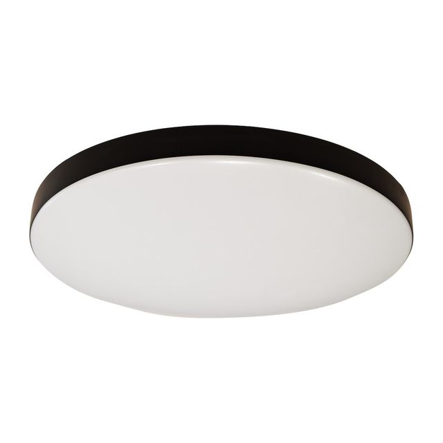 Plafon hermetyczny z czujnikiem ruchu i zmierzchu MAYA 33cm 13W czarny