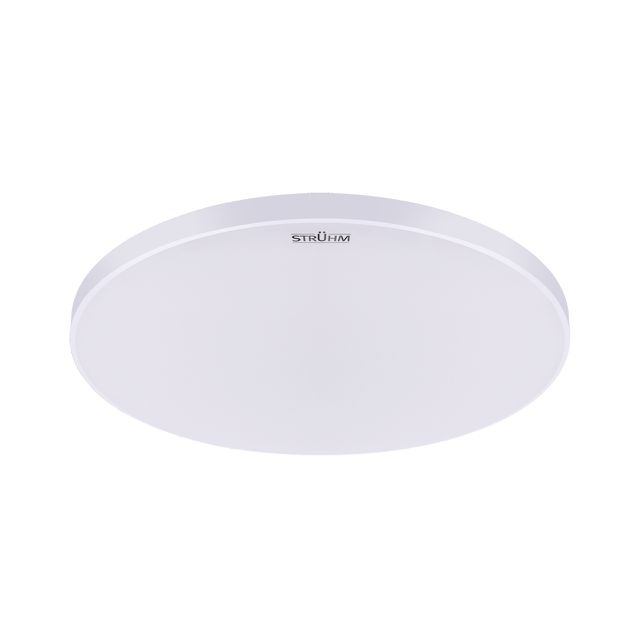 Plafon minimalistyczny LED okrągły płaski DOWBOR 12W 23cm IP44 biały