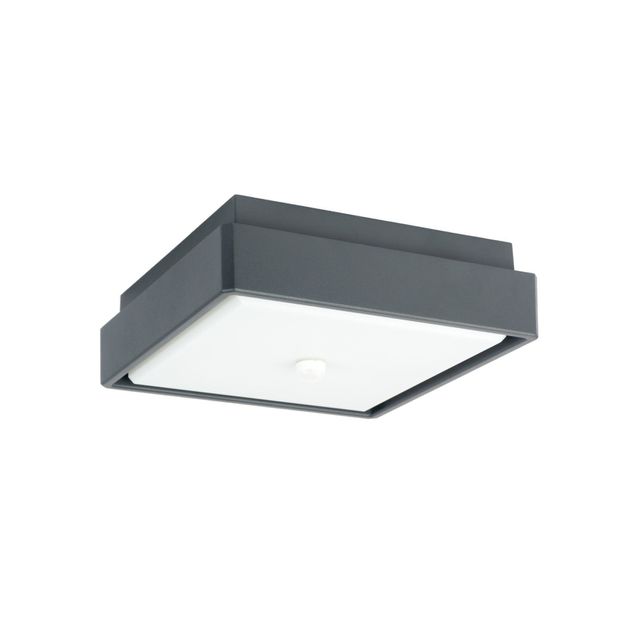 Plafon zewnętrzny IP65 kwadratowy z czujnikiem ruchu BENI 18W 20cm zmienna barwa CCT