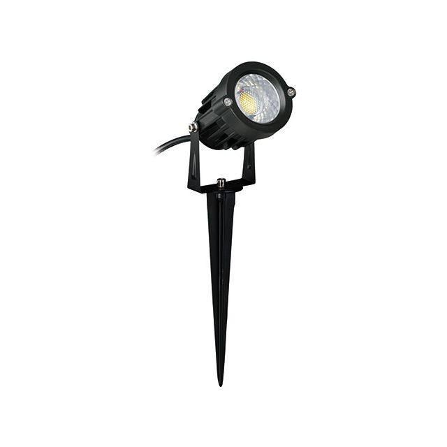 Reflektor ogrodowy wbijany PLANT LED 5W 4500K czarny