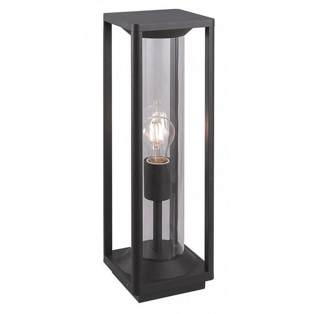 Lampa ogrodowa nowoczesny słupek PORTO E27 50cm czarny