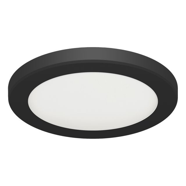 Uniwersalny downlight okrągły czarny OLGA LED 18W zmienna barwa światła