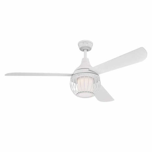 Wentylator GRAHAM LED z pilotem - biały