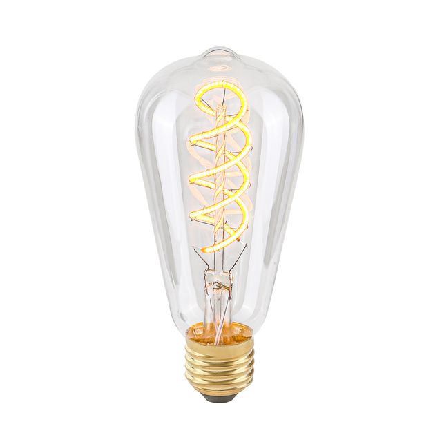 Żarówka CLEAR SPIRAL Retro LED E27 4W 2200K DIM ST64