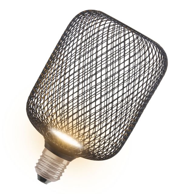 Żarówka DECOR LED FLAT SQUARE 3,5W 2700K - czarny