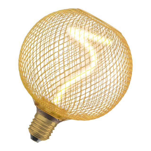 Żarówka DECOR LED SPIRAL GLOBE 3,5W 1800K - złoty