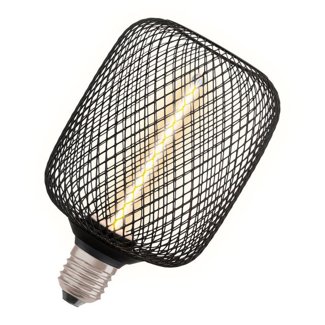 Żarówka DECOR LED STRAW SQUARE 3,5W 1800K - czarny