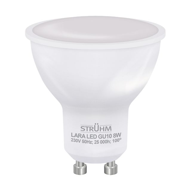 Żarówka LARA LED GU10 8W 3000K ciepła