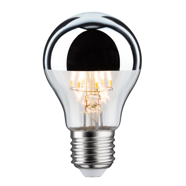 Żarówka LED 60 6,5W E27 2700K - srebrna lustrzana