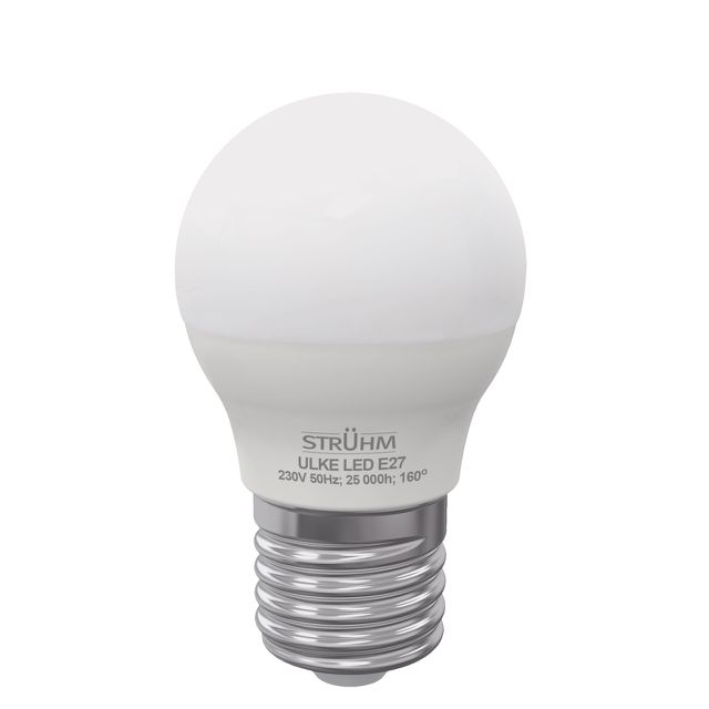 Żarówka LED kulka ULKE E27 8W 99lm/W G45 zimna