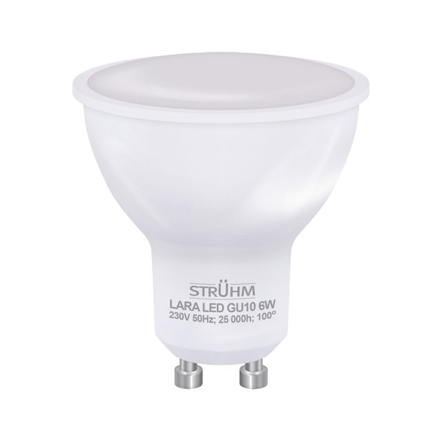 Żarówka LED LARA GU10 8W 95lm/W MR16 zimna