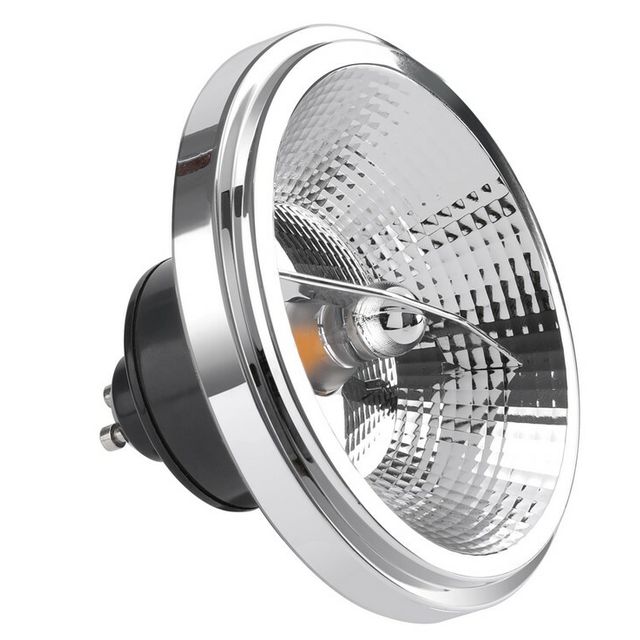 Żarówka LED z odbłyśnikiem AR111 GU10 10,5W 18° 4000K czarny