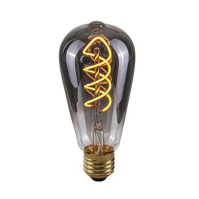 Żarówka SMOKE SPIRAL Retro LED E27 4W 2200K DIM ST64