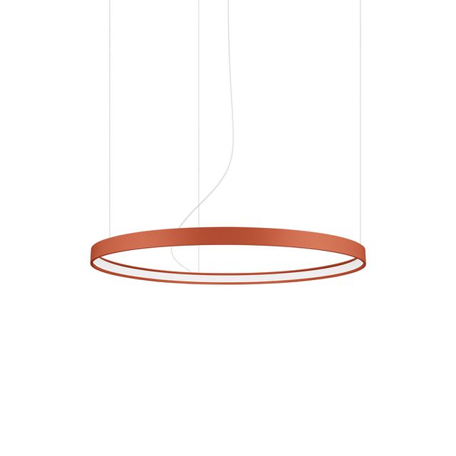 Żyrandol RIO 78cm LED 33W 3000K - czerwony
