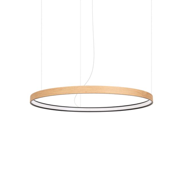 Żyrandol RIO_EIK 78cm LED 33W 3000K - drewno